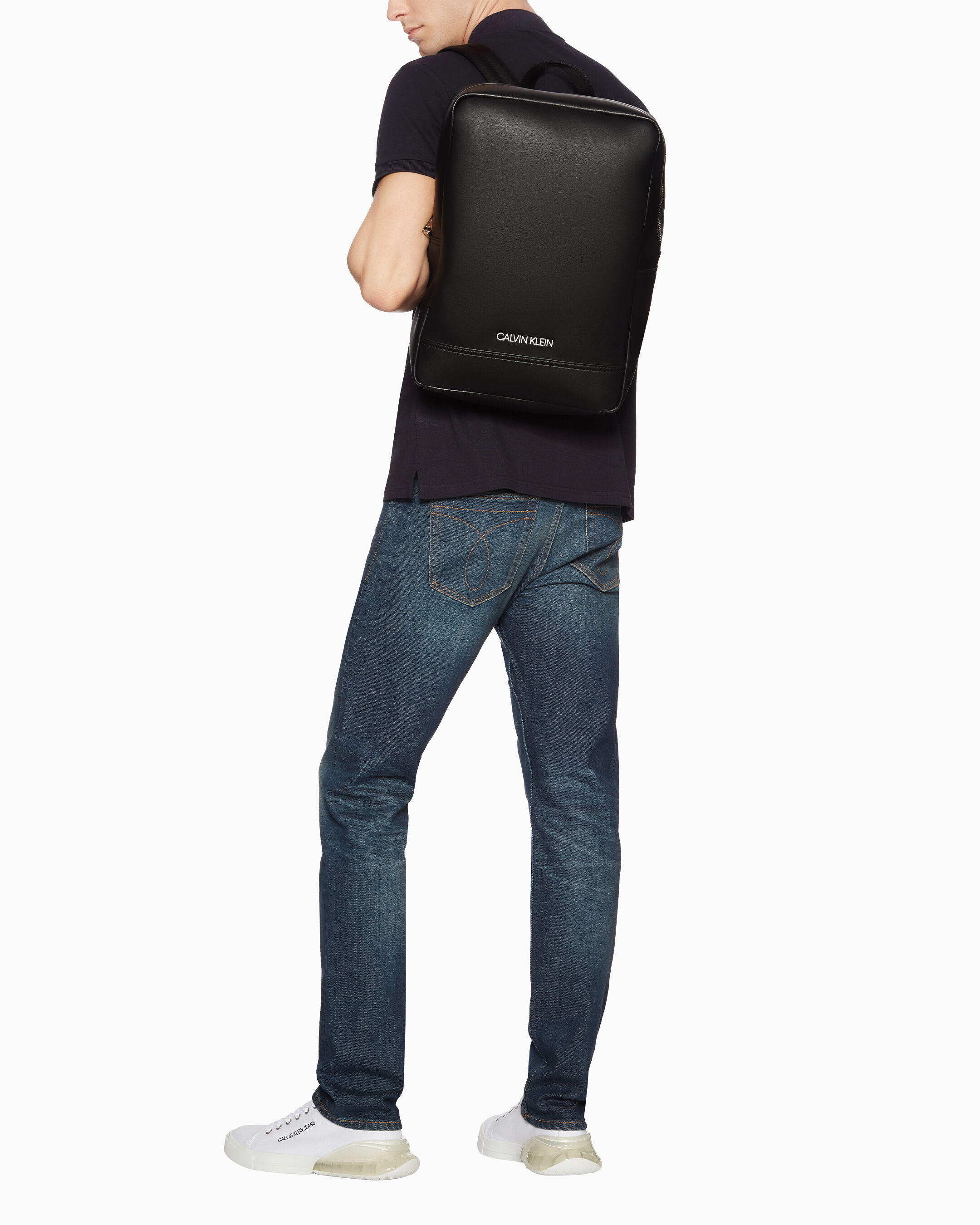 calvin klein stitch backpack