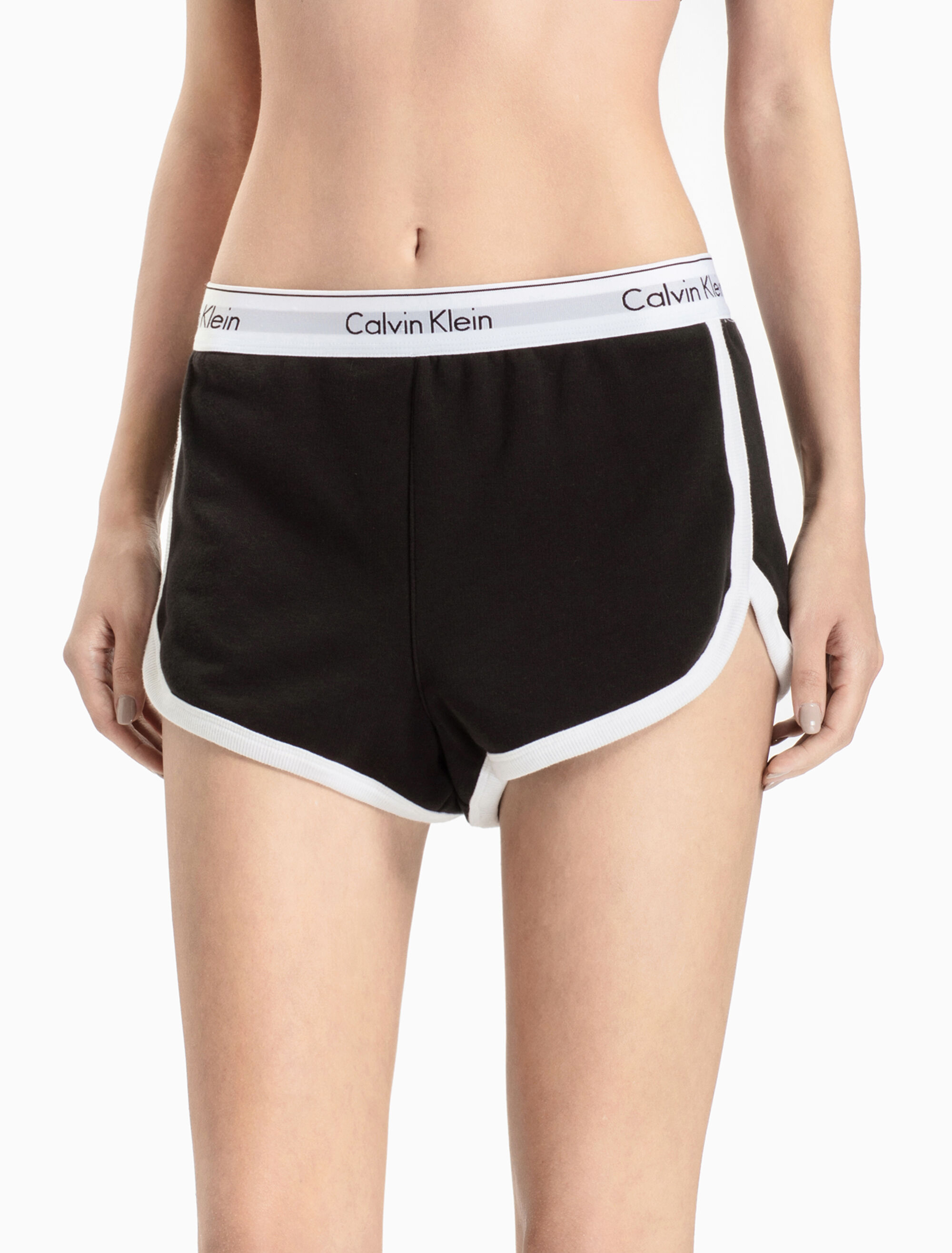 calvin klein piping swim shorts