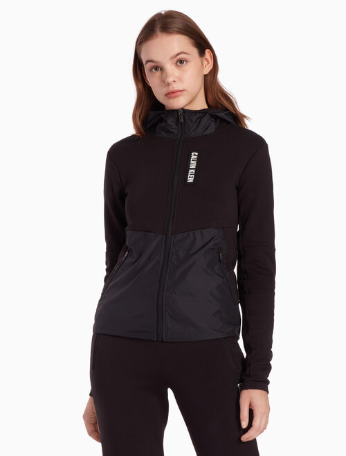 Calvin Klein Calvin Klein Double Face Sweat Jacket With Hood