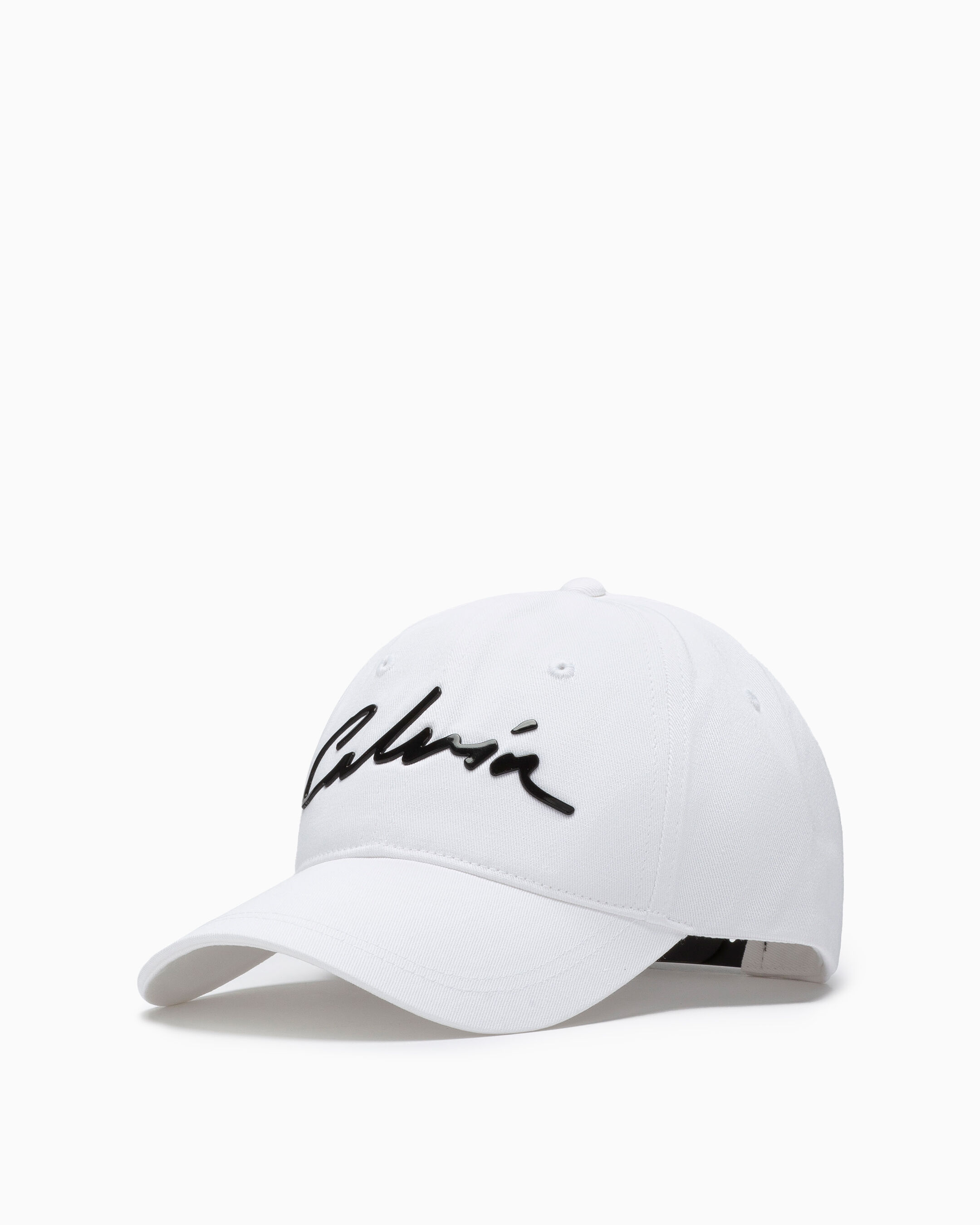 white calvin klein cap
