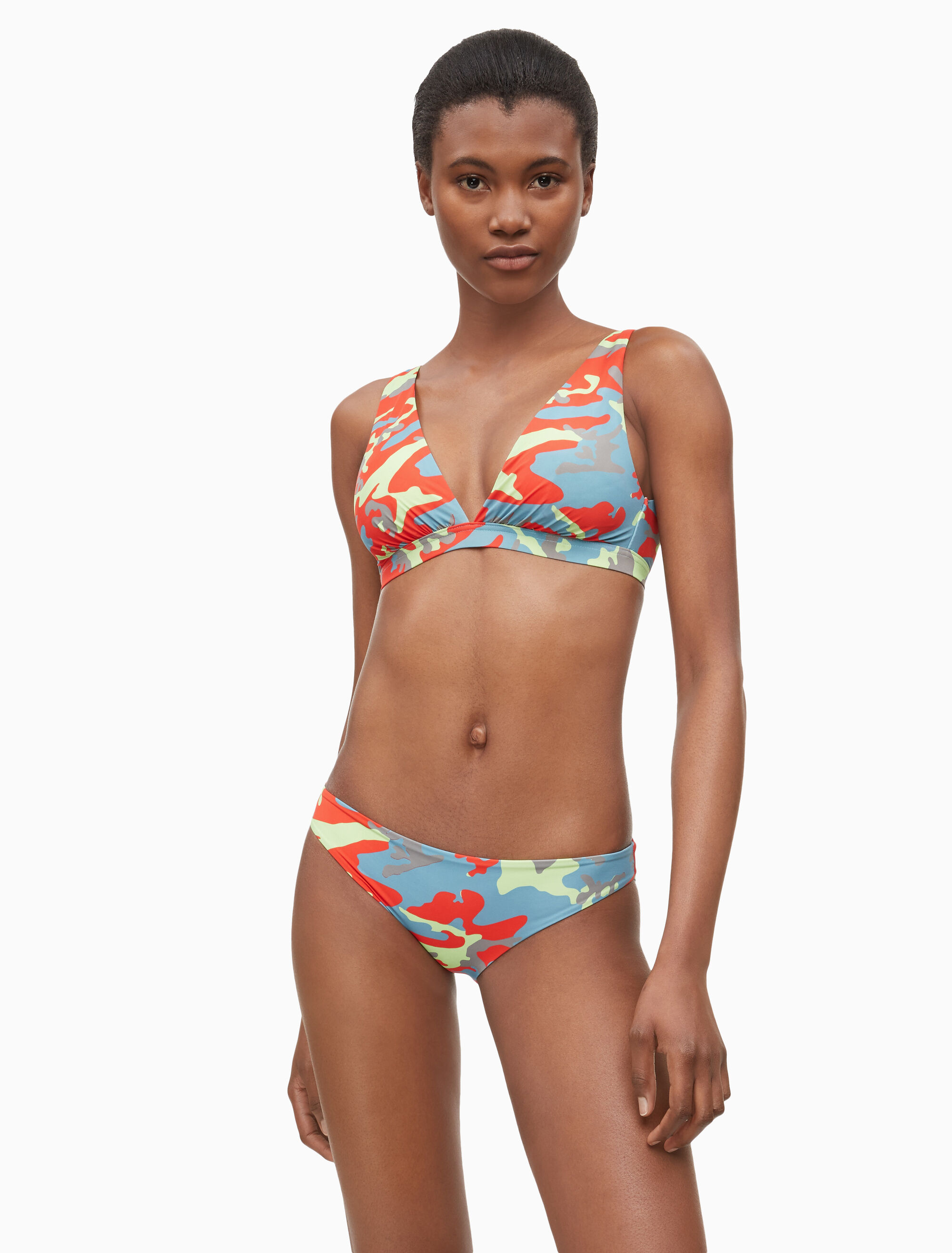 calvin klein camo bikini