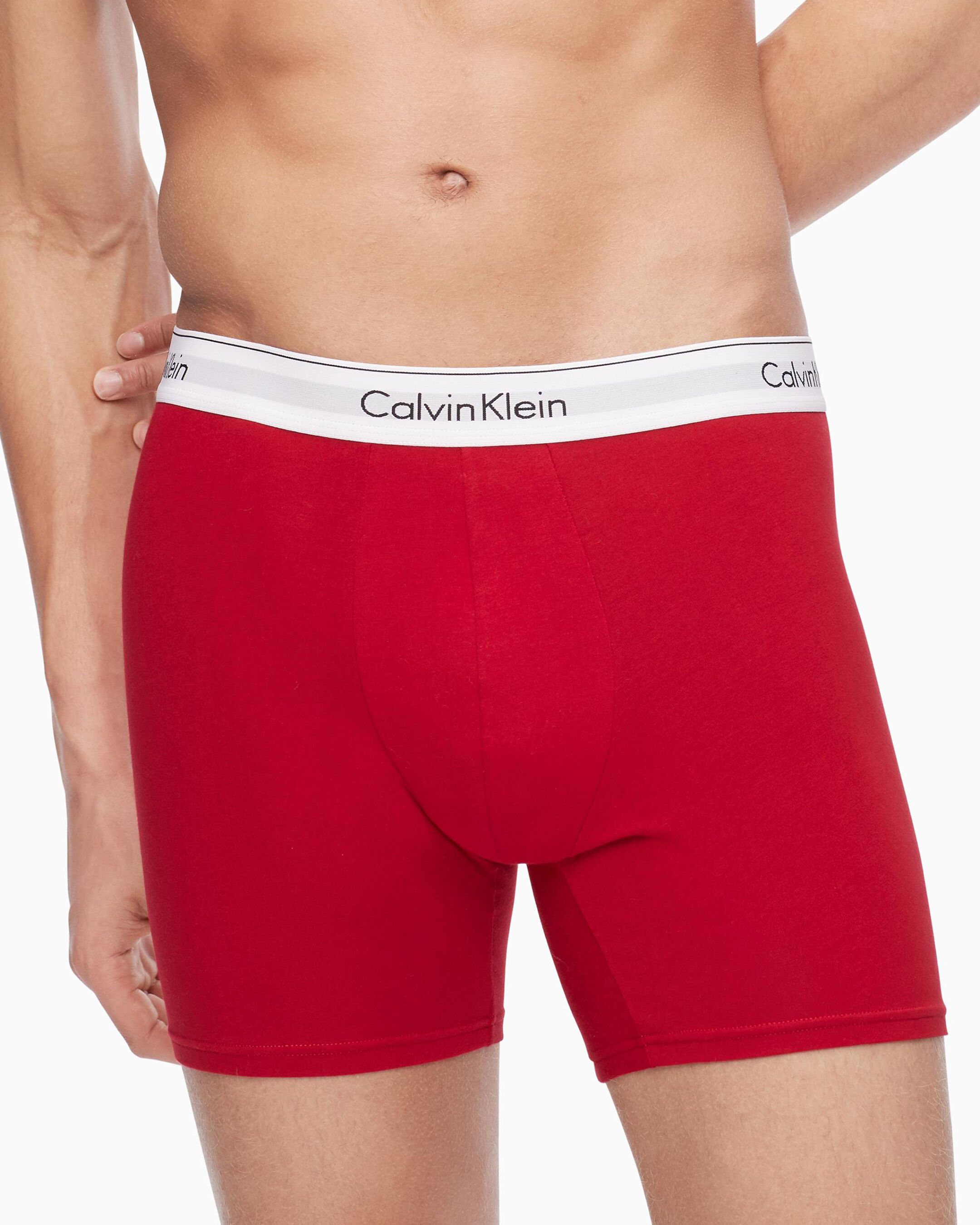 red calvin klein boxer briefs